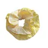 Bufanda Cuadrada Versátil de Lunares Francesa Goma para el Cabello Scrunchie Hueco de Cereza Cuerda para el Cabello de Cola de Caballo Simple Corazón Suave