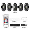 Luz inalámbrica de control remoto para aeronave, coche, motocicleta, universal, colorida, intermitente, de advertencia, luz piloto para UAV, carga