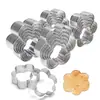 430 Anel de Torre Perfurado em Forma de Flor de Ameixa Anel de Tarte de Frutas Perfurado Francês Anel de Bolo de Arroz Biscoito de Assar Molde Criativo