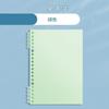 Caderno B5 de folhas soltas, fácil de manusear, com espiral simples, ideal para estudantes universitários, do ensino fundamental e médio.