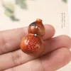 Madera alcanzada por un rayo Accesorios de Calabaza Ziwei Hui Diseño de tres agujeros Accesorios para Lanyard de Colgante Estilo tallado Adornos DIY Juguetes culturales