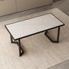 Soporte de pata de mesa de baldosas incorporado, pata de mesa de tablero de roca, soporte para mesa de comedor, pintura para hornear, mesa de té, base de metal, pie de mesa de mármol