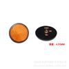 Wenzhou Refletor Redondo de Motocicleta Placa Refletiva Peça Decorativa Refletiva Parafuso 6mm Cor Refletor Dispositivo de Alerta de Freio