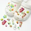 Zapatos Croc 2025 Accesorios Sencillos Ins Corazón Girly Zapatos Croc Hebillas de Zapatos Lindas de Gama Alta Versátiles Flores para Zapatos