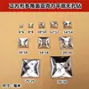 Pedras de Strass Acrílicas Quadradas Multifacetadas Sem Furo para Roupas Vestidos de Noiva Decorações de Strass di