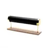 Soporte de Exhibición de Pulseras de Tres Niveles Color Dorado de Alta Venta Transfronteriza en Stock, Estante de Almacenamiento para Pulseras de Cristal, Gomas para el Cabello, Cuerdas para el Cabello