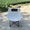 Silla plegable portátil, silla luna, silla de camping para exteriores, silla para fiestas de ocio, silla portátil para coche, mesa, taburete, silla de pesca
