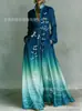 2026 Nova Chegada Vestido Camisa de Manga Longa Elementos Moda Personalidade Casual Cintura Marcada Saia Estilo Primavera e Outono Feminino