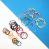 2021 Estilo Coreano Pequeña Fresca Alta Elasticidad Color Arcoíris Banda de Goma de Silicona Colorida Luminosa Sabor Repelente de Mosquitos Banda de Goma Cuerda para la Cabeza