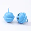 Sino Redondo Colorido 17mm, Sino Colorido Pintado Artesanalmente DIY Doce, Pequenos Acessórios para Coleira de Sino de Animal de Estimação Redondo