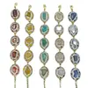 Pulsera Nueva de Piedra Natural de Forma Irregular con Piedras Crudas Incrustadas, Joyería Versátil de Alta Gama, Suministro de Estilo Personalizado Transfronterizo Europeo y Americano