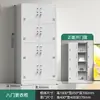 Gabinete Metálico para Vestidor de Empleados Cuatro Puertas Dormitorio Gabinete de Almacenamiento de Chapa Metálica con Cerradura Fábrica Gabinete de Zapatos Baño Gabinete de Vestidor de Seis Puertas