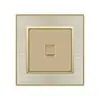 Enchufe de pared británico de 13A con USB, universal de cinco orificios, comercio exterior, panel de enchufe internacional para Hong Kong, Singapur, Tipo 86