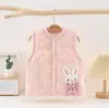 Chaleco para Bebé Jingqi Otoño e Invierno Engrosado Cálido Chaleco Exterior para Niños y Niñas Chaleco Acolchado para Bebé