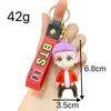 Llavero Popular Coreano Bts Goma Suave Muñeco 3D Colgante para Mochila de Estudiante Venta al por Mayor