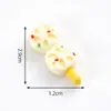 Comida criativa de simulação para brincar espetinhos de churrasco couve-flor material DIY gel de creme elástico de cabelo grampo de cabelo acessórios casa de boneca pequenos enfeites