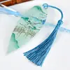 Marcador de Página Clássico Criativo com Nervuras de Folha Estilo Chinês Flor Pássaro Fresco Estudante Marcador de Página Antigo Delicado Simples Presente
