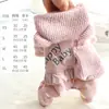 Roupas para cachorro Daifa outono e inverno moda suéter para pet quatro pernas acolchoado de algodão roupas para gato jaqueta acolchoada de algodão para filhote fábrica 1174