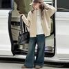 Ropa de Abrigo para Niñas Otoño e Invierno 2025 Nuevos Suéteres Gruesos de Otoño para Niños Medianos y Grandes Cárdigans de Punto Casuales de Manga Larga