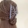 Coreia do Sul clipe de metal oco de urso feminino irregular simples para parte de trás da cabeça clipe de tubarão online clipe de cabelo grande de verão