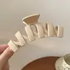 Pinza de garra grande para cabello grueso, pinza de tiburón negra para la parte posterior de la cabeza, accesorio para el cabello de alta gama estilo coreano