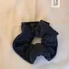 Elástico de Cabelo Grande de Tecido Coreano para Coque e Rabo de Cavalo, Corda de Cabelo Grossa Acessório de Cabelo para Mulheres