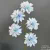 Flores Artificiais Azuis para Casamento Flores Falsas de Teto Decoração de Casamento Parede de Flores Arranjo de Flores de Chão para Casamento Materiais para Arranjo de Flores de Seda