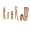 Pinzas para la ropa de color madera natural ecológicas, manualidades de madera, marcos para pared de fotos, decoración del hogar de dibujos animados, clips pequeños de madera sin rebabas