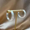 Aretes Redondos Irregulares Estilo Europeo y Americano con Acabado Cepillado, Lujo Ligero Versátil Nicho Minimalista Moda Puños de Oreja y Accesorios para la Oreja