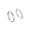 Anillo Mobius de plata anillo de pareja anillo para mujer hombre par anillo de plata de ley S925 diseño de nicho anillo simple liso
