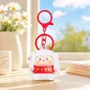 Ano do Carneiro Desenho Animado Cordeiro Chaveiro Mascote Fofo Brinquedo Sonoro Luminoso Pingente de Bolsa para Casal Presente de Ano Novo