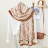 Bufanda de Estilo Nuevo Versátil, Sencilla y Elegante, con Estampado de Círculo Geométrico Artístico, Chal de Viaje Casual para Mujer en Color de Contraste