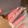 Pendientes de Moda de Aguja de Plata 925 con Cubos de Perla de Venta Caliente Pendientes Dulces de Nicho de Gama Alta Pendientes de Diseño Exquisito