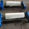 Limpiador de rodillo eléctrico limpiador de banda transportadora de poliuretano cepillo rodillo limpiador eléctrico potente limpiador rotatorio