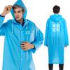 Capa de Chuva Longa de Peça Única Personalizada para Adultos, Capa de Chuva Eva Espessa, Poncho de Chuva Portátil para Viagens ao Ar Livre e Shows