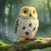 Micro-Paisagem de Musgo Coruja Criativa de Pés Abertos Bolsa Cega DIY Acessórios de Joias Jardinagem Fazenda Paisagismo Pequenos Enfeites