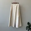 Pantalones casuales de pierna ancha para mujer, de otoño, tiro alto, corte holgado, adelgazantes, con estilo relajado, de pierna recta, fluidos, hasta el suelo.