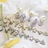 LZ Mismo Estilo Serie Palacio Rococó Joyería para Uñas de Aleación Lujo Ligero Colgante de Perla Buchelati Accesorios para Uñas
