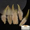 Venta Directa de Fábrica de Puntas de Plumas Blancas Cortas Materiales para Manualidades DIY Accesorios para Atrapasueños Juguetes para Mascotas Palo Atrapagatos Decoraciones