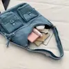 Mochila más vendida transfronteriza, bolso de color sólido para mujer, estilo retro europeo y americano, bolso de hombro cruzado, bolsa de mano de gran capacidad para el día a día