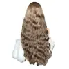 Peruca de moda europeia e americana da Amazon para cabelo cacheado grande onda, peruca de onda grande com renda frontal mais vendida na África