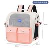 Bolsa para Mascotas de Gran Capacidad, Bolsa Transpirable de Oxford para Gatos, Transportador de Viaje Portátil, Mochila Transparente Ligera para Gatos al por Mayor