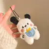 LLAVERO HECHO A MANO PARA EVENTOS CADENA MUÑECO DE PELUCHE COLGANTE DE MUÑECA BOLSA CON CORAZÓN DE NIÑA JOYERÍA COLGANTE PARA MUÑECA