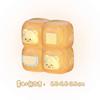 Gatinho Cubo de Gelo Sorvete Barra Torrada Manteiga Urso Desenho Animado Apertar Molde de Silicone Molde Artesanal DIY
