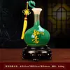 Par de botellas Ruyi de estilo chino seguro decoración sala de estar mueble de vino decoración del hogar artesanía de resina regalo de negocios al por mayor