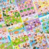 Pegatinas Estéreo Navideñas 3D para Niños Recompensas Educativas para Bebés Pegatinas de Educación Temprana Material de Decoración para Teléfono Móvil Álbum de Fotos Tableta