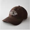 Gorra de Béisbol Suave con Bordado de Letras Tridimensionales Estilo Coreano Unisex Personalidad de Nicho Moda Versátil Protector Solar Gorra de Pico de Pato