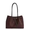 Bolso de Mano de Alta Gama Retro Bolso de Hombro Bolso de Moda Versátil Bolso Tote de Gran Capacidad 2026 Nuevo Bolso de Hombro Único