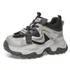 Zapatos de plataforma gruesa para mujer estilo "dad shoes", nuevo modelo otoño 2026, con 8 cm de aumento de altura, de malla transpirable, casuales, zapatillas versátiles