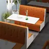 Simples café de luxo leve cabine de sobremesas padaria sofá rede celebridade tema restaurante loja de milk tea mesa e cadeira combinação